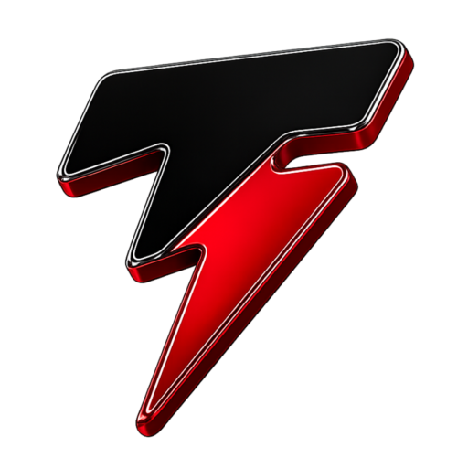 Black and Red Trinc Studios Icon